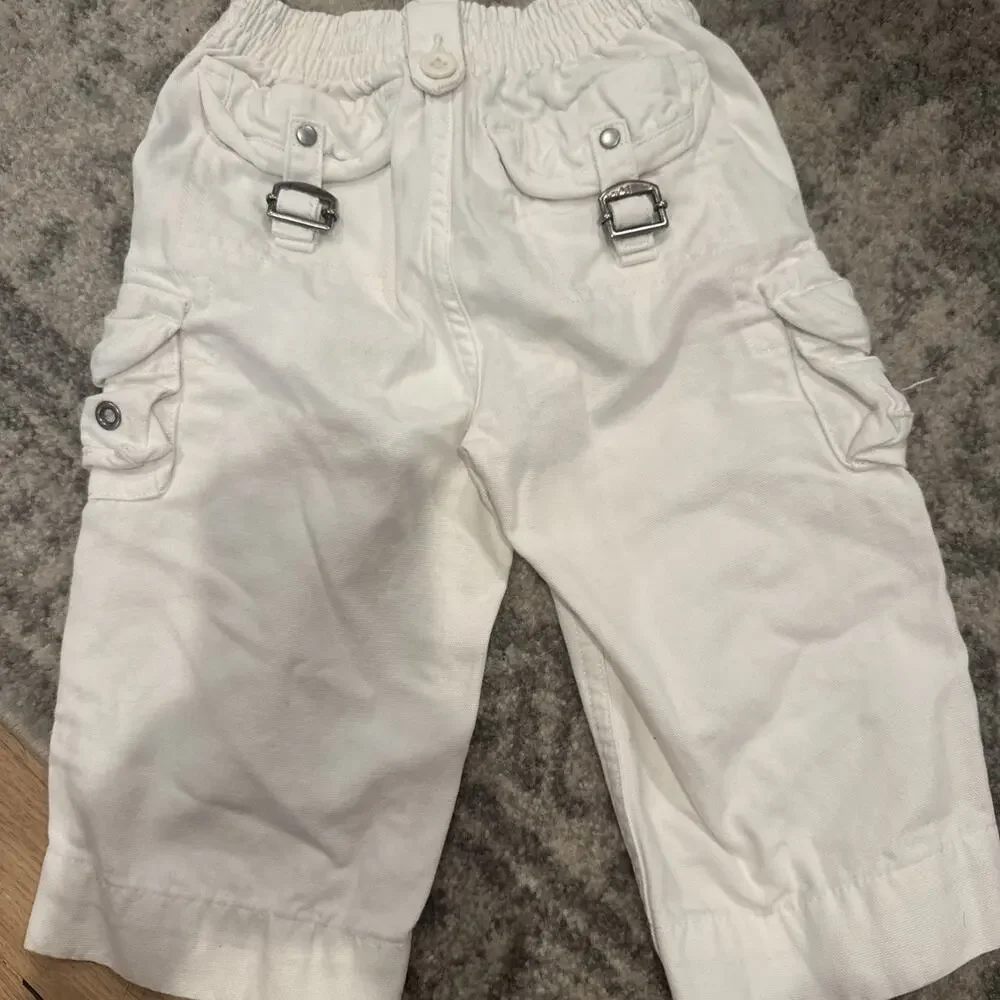 Ralph Lauren Baby Boy Pants 24 Months Off White 100 Cotton Preppy Quiet Luxury